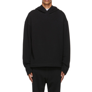 เสื้อมีฮู้ดผ้าฝ้ายแท้ย้อมสีมัดย้อมผ้าคอตตอนแบบสวมหัวมีลายนูนเสื้อกีฬาวินเทจของผู้ชายเป็นมิตรกับสิ่งแวดล้อม - Product Image 1