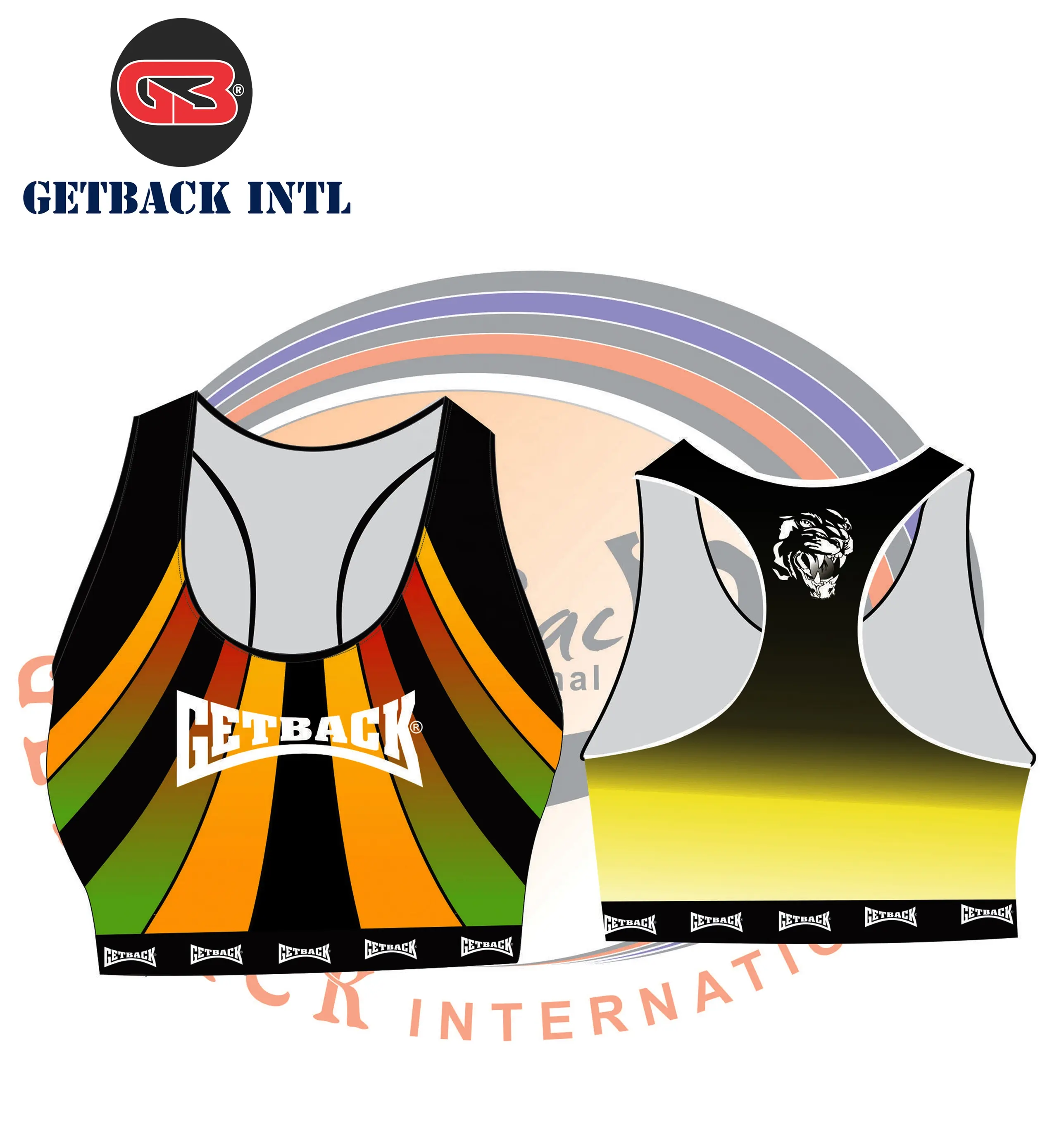 Custom Sport Sublimatie Printing Bh 'S In Polyester Spandex Stijlvolle Dames Gym Bh 'S In Poly Plain Custom Bh 'S