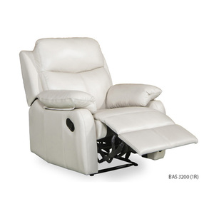 Sofá Reclinable BAS 3200A para Sala de Estar, Muebles Modernos para el Hogar, Diseño Modular en Cuero Genuino y Tela, Respaldo Alto, Alta Comodidad, 3+2+1 - Product Image 2