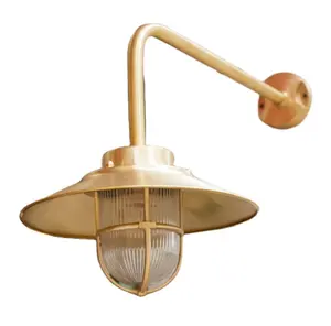 Brass Tube Right Angle LED Wall Light outdoor IP64 waterproof