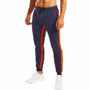 กางเกงกีฬาสำหรับผู้ชายกางเกงวิ่งจ๊อกกิ้งแบบลำลองกางเกงเอวยางยืดปรับแต่งโลโก้ได้ - Product Image 2