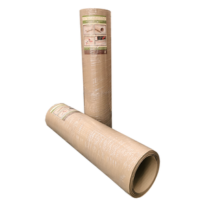 Rollo de papel de cartón para proteger el suelo, para cubrir superficies y suelos, de goteo de pintura, 42 "x 100" - Product Image 1
