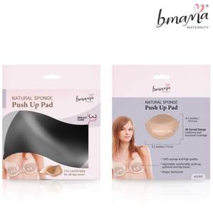 Coussinets de soutien-gorge Push Up, éponge 3D naturelle, en tissu de haute qualité, facile à nettoyer et à sécher, pour utilisation réutilisable, 1 pièce - Product Image 5