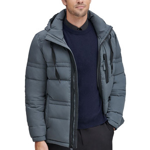 Custom Lightweight Puffer <b>Jacket</b> <b>Men</b> Unisex Winter Water Repellent Windproof Breathable Travel Outdoor Silk Shell Polyester 2026 - Product Image 6