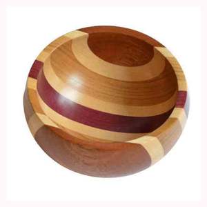 Popular Design Wooden Printed Bowl Home Hotels and Restaurants Serving <b>Dish</b> Home Kitchenware Catering <b>Utensils</b> Food Safe - Product Image 1