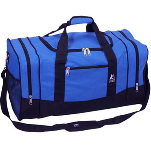 Bolsa de gimnasio de viaje de poliéster plegable portátil personalizada cierre de cremallera para deportes al aire libre - Product Image 1