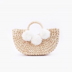 Paniers faits à la main de sacs à main de dames de tissu de coton naturel écologique avec l'emballage de boîte de carton pour des saisons de printemps été hiver - Product Image 2