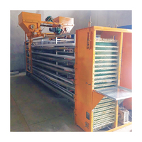 Équipement d'élevage de volailles, type cage à cailles manuelle, fermes, faible taux de rupture des œufs, fil galvanisé, 360 cailles, groupe MT fourni