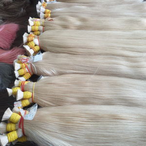 Vente chaude 100% Vietnam Remy Extensions de cheveux humains bruts droits de haute qualité en vrac cheveux 10A Grade usine prix de gros - Product Image 1