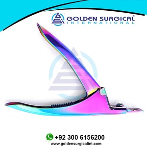 Recortador de puntas de uñas artificiales, herramientas de manicura, cortador de uñas postizas de acero inoxidable Multicolor - Product Image 2