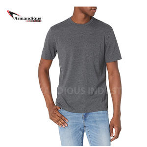 2025 offre t-shirt à col rond vierge de haute qualité personnaliser le t-shirt LOGO imprimé pour hommes en microfibre - Product Image 6