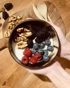 Cuenco de coco con muchos colores, varias opciones para decoración, hecho en Vietnam - Product Image 6