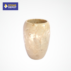Dispensador de Jabón de Espuma Color Crema Beige de Mármol, Juego de 4 Piezas de Alta Calidad, Logotipo Personalizado Moderno para Uso en Hoteles y Villas - Product Image 6