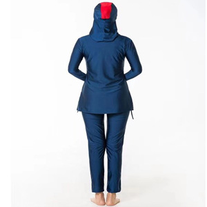 Bañador conservador de manga larga para mujer, traje de baño musulmán de alta calidad, traje de baño sublimado - Product Image 6