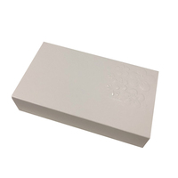 Boîte en papier écologique avec séparation, couleur blanc, 1 pièce, cadeau vide, boîte de chocolat, avec séparateur
