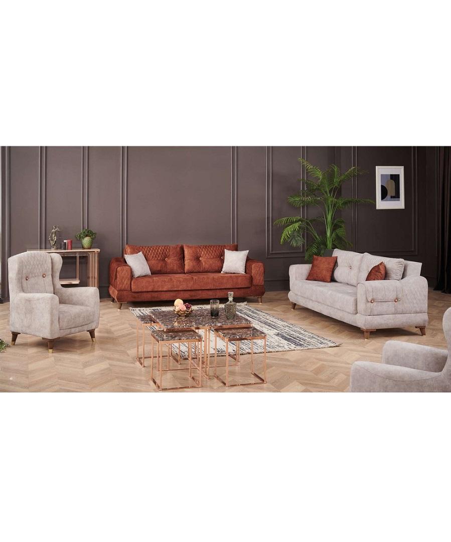 Custom Made 5 Stars Modern Chester Field Leather Furniture Sofa Sets Handmade Turkish Furniture 