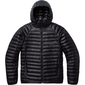 Chaqueta acolchada de invierno con capucha cálida informal al por mayor personalizada para hombre, ligera y empacable OEM 2026, cremallera elegante de alta calidad - Product Image 1