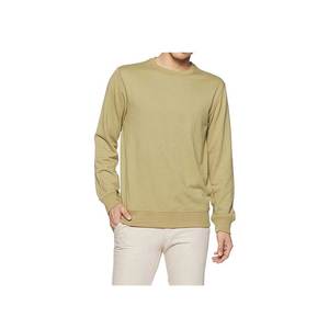 Sweat-shirt personnalisé en coton organique lourd pour hommes sweatshirts à la mode pour hommes sweatshirts unis de couleur unie à col rond pour hommes OEM ODM - Product Image 1