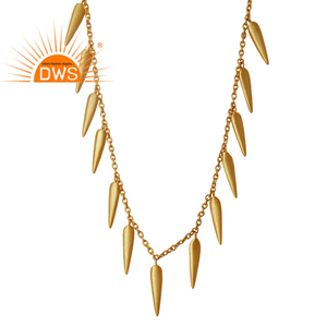 สร้อยคอโซ่ชุบทองดีไซน์ใหม่คอลเลกชันคลาสสิก - Product Image 1
