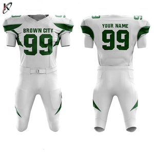Ropa Deportiva de Fútbol Americano Personalizada de Alta Calidad, Tallas Grandes, Transpirable, de Secado Rápido, Antibacteriana, con Estampado Sublimado en Spandex/Poliéster - Product Image 3