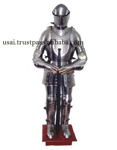 MEDIEVAL ARMOR OF WAR SUIT OF ARMOR~ 15th CENTURY MEDIEVAL FULL SUIT OF ARMOR
