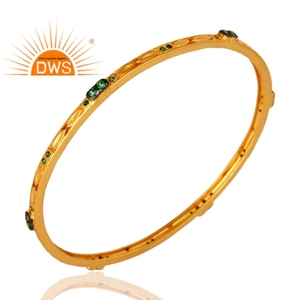 Nouveau Bracelet Tendance 2026 en Zircon Vert Naturel pour Fabricant de Bijoux de Mode sur Mesure - Product Image 2