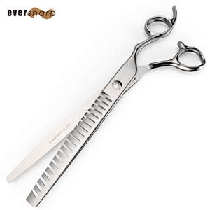 Tijeras de Peluquería Canina de Acero Inoxidable Japonés de 7.5 Pulgadas, 60% de Adelgazamiento, Profesionales, para Uso Diario, Herramientas de Peluquería para Gatos - Product Image 3