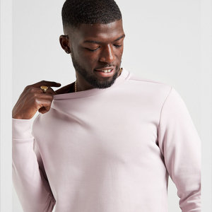 เสื้อกันหนาวแบบสวมหัวสำหรับผู้ชาย,เสื้อกันหนาวสไตล์สตรีทไซส์ใหญ่พิเศษแบบว่างเปล่าสีพื้นสำหรับฤดูหนาว - Product Image 5