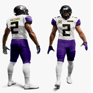 Uniformes de Fútbol Americano Personalizados de Primera Calidad 100% Poliéster, Impresión por Sublimación de 12 Paneles, Transpirables, Antibacterianos, Anti-UV - Product Image 2