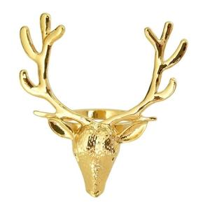 Porte-serviette personnalisé fait à la main élégant classique unique en laiton fantaisie vintage personnalisé moderne élégant anneaux de serviette - Product Image 6