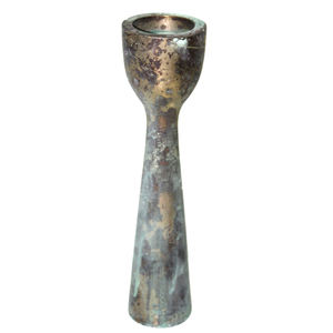 Bougeoir en aluminium avec T Lite couleur blanc et or Bougeoir de taille standard pour décoration de mariage fait à la main - Product Image 4