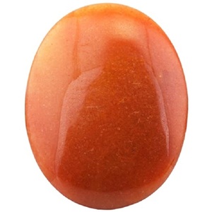 Venta caliente Piedra preciosa Natural Aventurina roja Bolsillo Palma Piedra Equilibrio de energía y cristal curativo de Chakra - Product Image 5