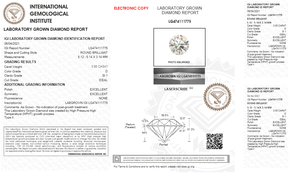 Alta calidad D Color 0.50cts Diamante blanco natural 5,12-5,14*3,14 Tamaño 2 IGI Certificado SI1 Cuarzo certificado India Piedra preciosa suelta - Product Image 5