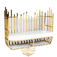 Trône de mariage de forme irrégulière chaise de trône simple/amant pour couple