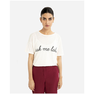 Camisetas personalizadas al por mayor de primavera, extragrandes, lisas, para mujer. - Product Image 2