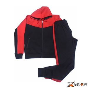 Customized 100% Cotton Men's Puff Printing Tracksuit Flared Jogger <b>Pant</b> Hoodie Set Solid Pattern Eco-Friendly Sweat <b>Suit</b> - Product Image 5