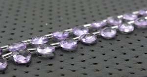 ลูกปัดพลอยอะเมทิสต์สีชมพูธรรมชาติ21ชิ้นสำหรับทำเครื่องประดับ - Product Image 2