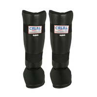 Protections de tibia personnalisées pour adultes, pour MMA, kick-boxing, Muay Thai, entraînement, cuir véritable, matériau EVA, protection professionnelle, tailles S-XL