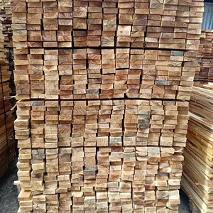 Bâton en bois d'acacia naturelle, humidité dkh 14%, SURFACE lisse