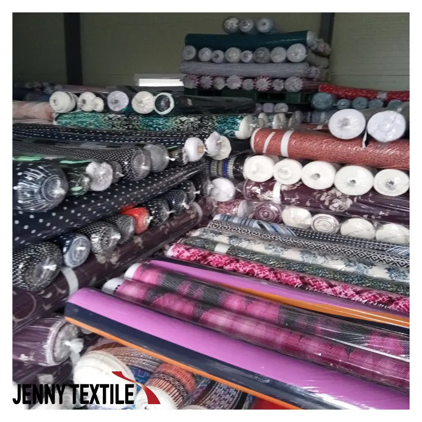 Made In Korea Stock Lot Knit Autaire Gedrukt Textiel Stoffen
