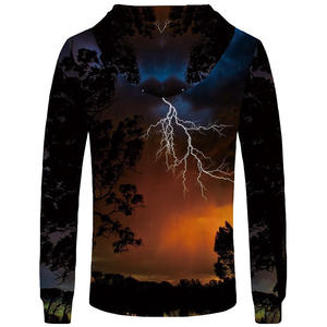 Pull à capuche de haute qualité en polyester/coton pour hommes, coupe-vent épais et épais, en éponge française, pour l'hiver, écologique et personnalisé. - Product Image 2