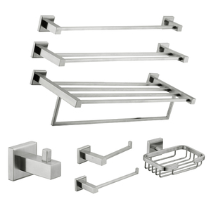 Chrome poli décor à la maison en acier inoxydable <span class=keywords><strong>accessoires</strong></span> de salle de bain - Product Image 6