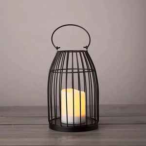 Linterna de vela rústica Diseño de metal para una decoración elegante del hogar - Product Image 2