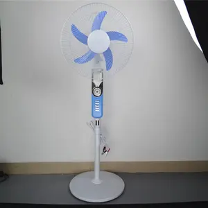18'' 12v ac dc solar power 16 inch standing fans energy-saving with suction cooling fan