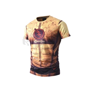 RS Active Printed <b>Short</b> Sleeve <b>Men's</b> T Shirt High Quality Running Shirt Fitness <b>Base</b> <b>Layer</b> - Product Image 1
