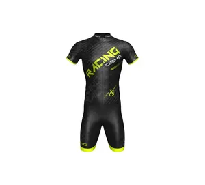 Tùy chỉnh thực hiện thoáng khí và nhanh chóng khô Triathlon nhập khẩu vải da đi xe đạp quần áo một mảnh phù hợp với đi xe đạp mặc cho nam giới và phụ nữ