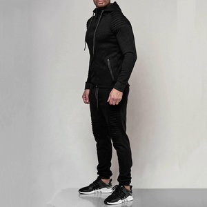 Survêtements d'hiver décontractés à capuche en coton 100% pour hommes avec fermeture éclair par EVERGLOW - Product Image 3