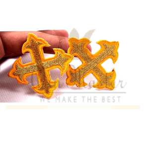 Embroidered Cross for Cross Hand Embroidery /Vestment Crosses - Product Image 5