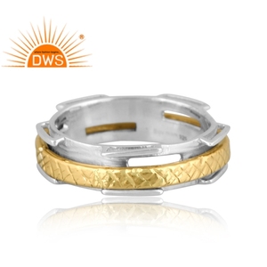 Handmade Design Sterling <b>Silver</b> <b>Spinner</b> Unisex <b>Ring</b> <b>Silver</b> Jewelry For Women Gift For Her Dainty Collection - Product Image 3