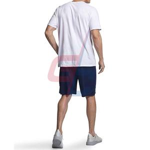 Fournisseur de t-shirts à manches courtes en coton pour hommes athlétiques - Product Image 3